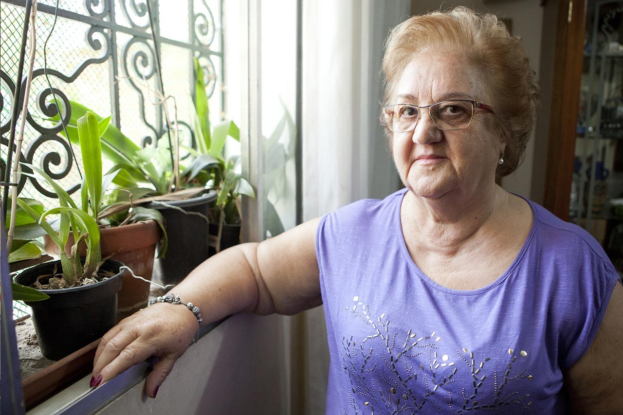 Maria Regina Simoes Brezilya'dan, tip 2 diyabet ve obezite hastası.